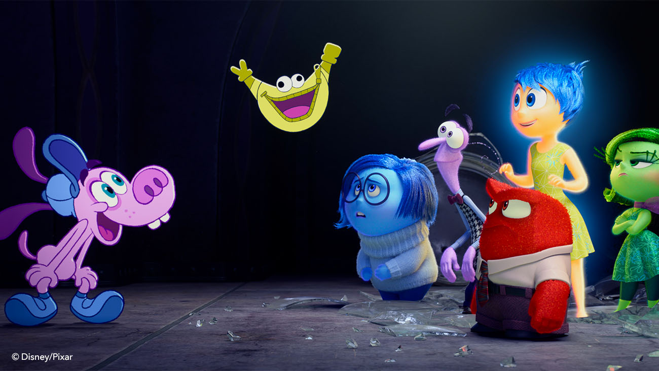 Bloofy and the emotions in Inside Out 2