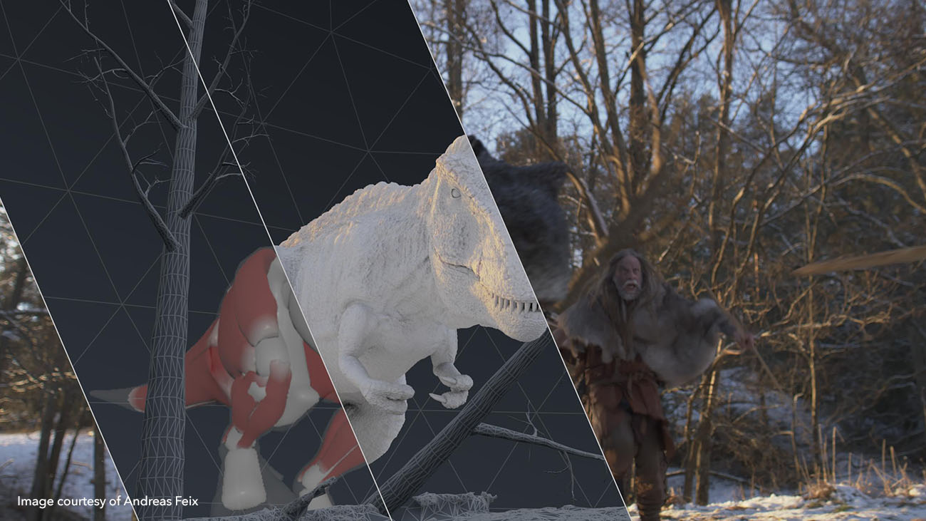 VFX breakdown from We Hunt Giants