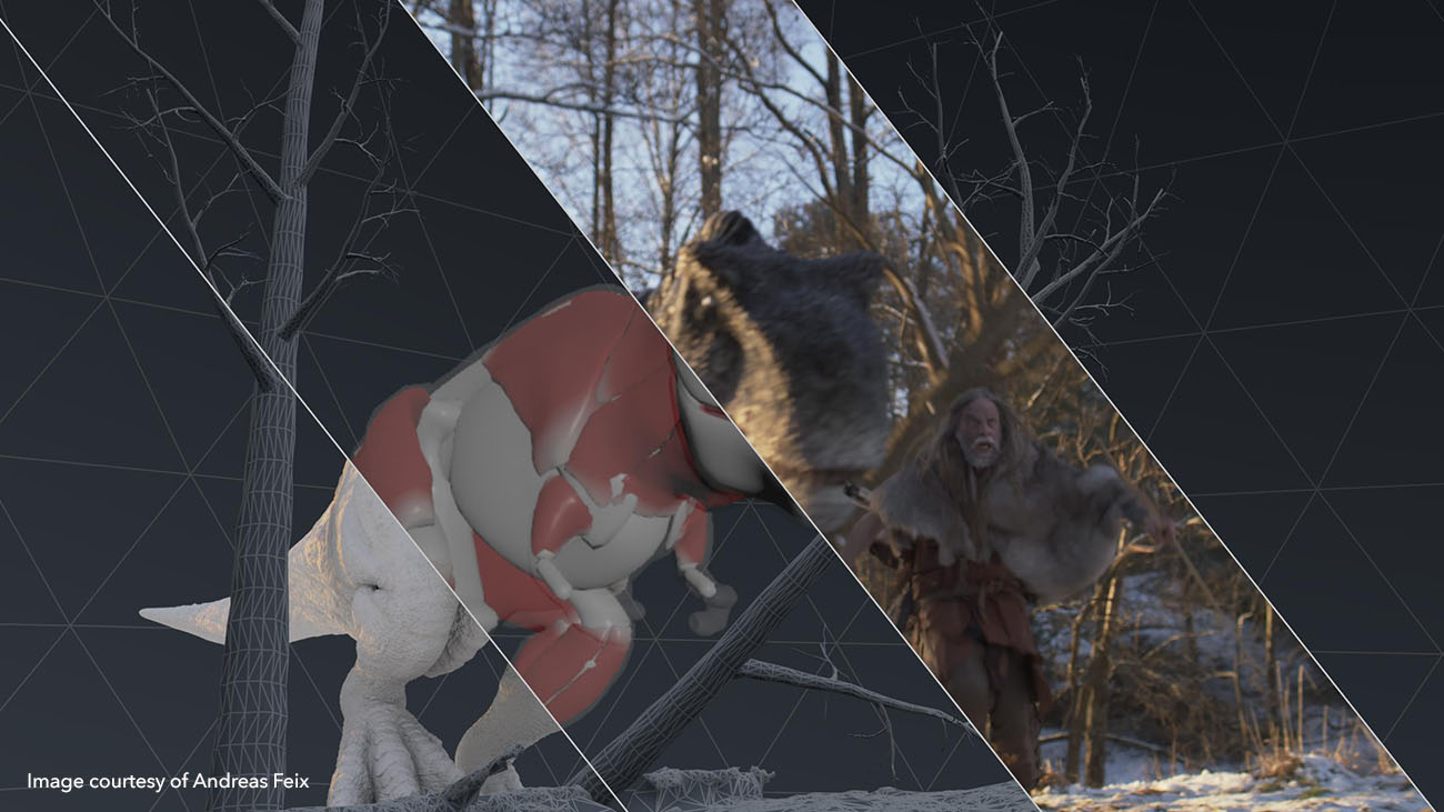 VFX breakdown from We Hunt Giants