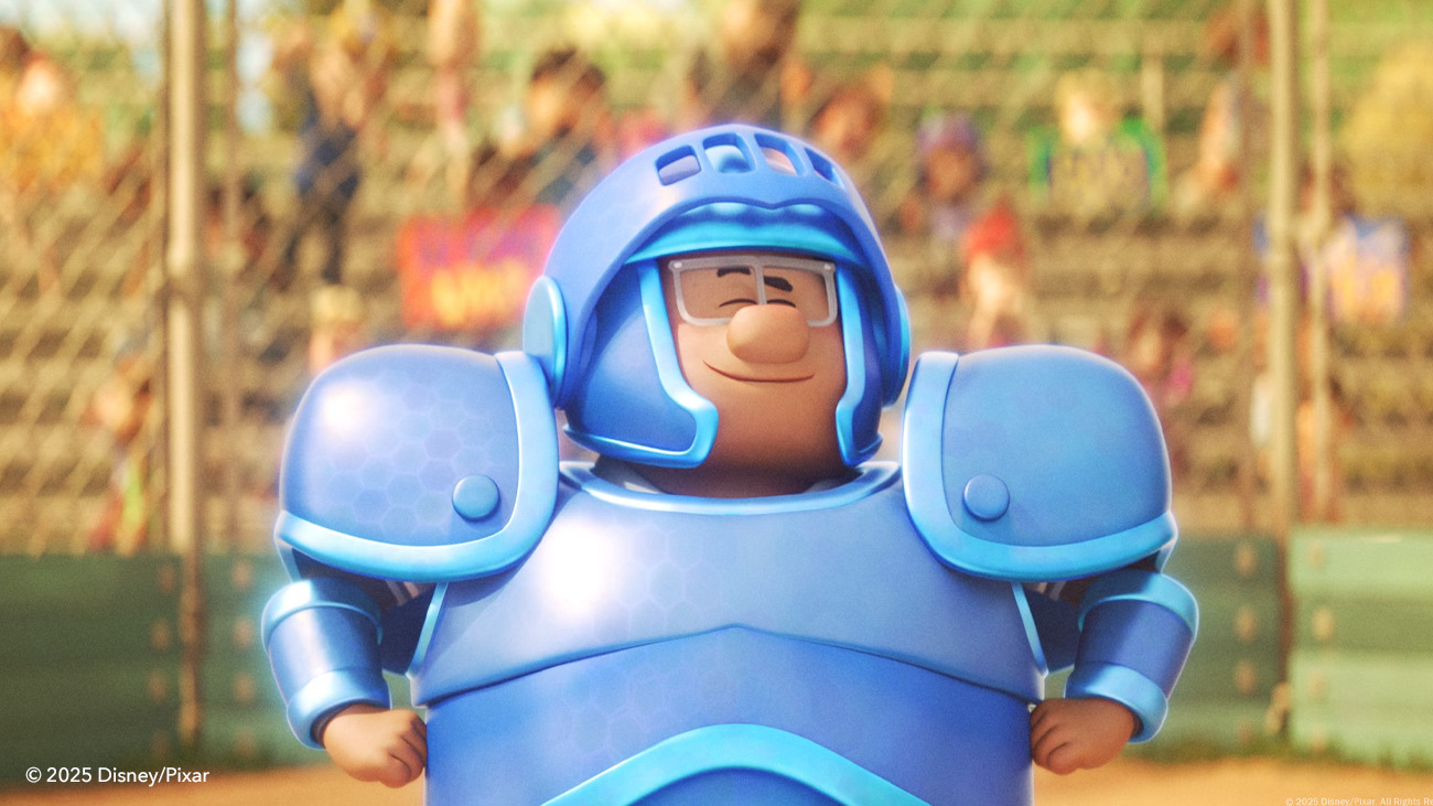 Softball umpire Frank in Pixar's Win or Lose