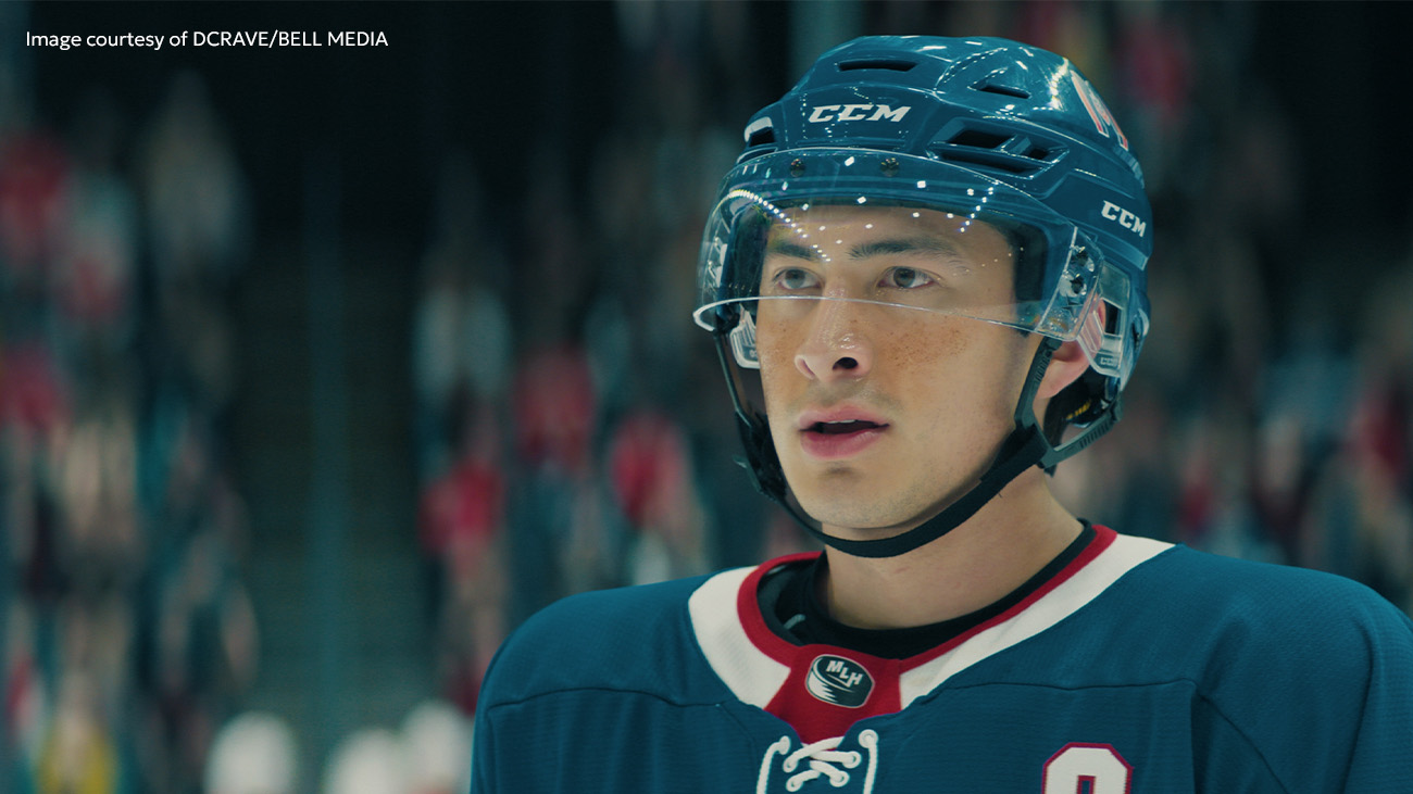Heated Rivalry VFX breakdown Shane Hollander in front of hockey crowd